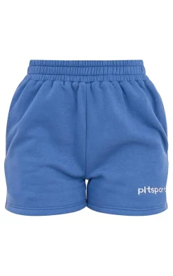 PrettyLittleThing Gym Shorts*PLT SPORT Steel Embroidered Sweat Shorts