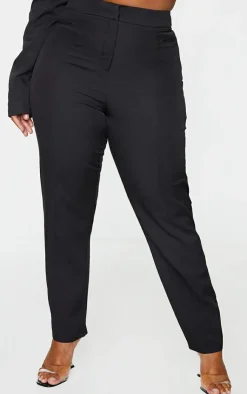 Outlet PrettyLittleThing Plus Avani Suit Pants Black