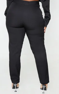 Outlet PrettyLittleThing Plus Avani Suit Pants Black