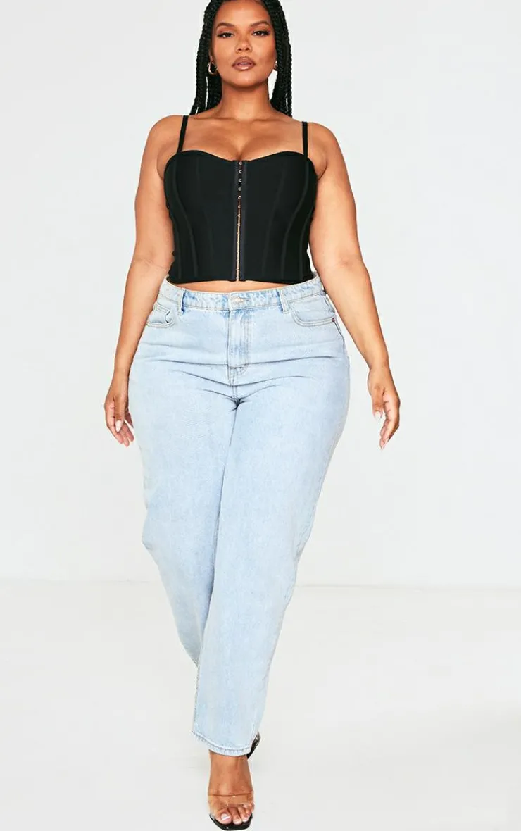 PrettyLittleThing Corsets*Plus Bandage Hook And Eye Structured Corset