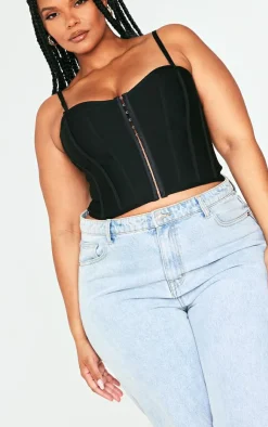 PrettyLittleThing Corsets*Plus Bandage Hook And Eye Structured Corset