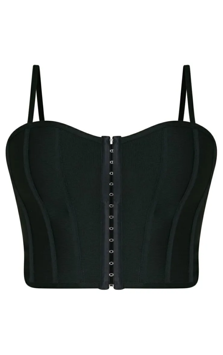 PrettyLittleThing Corsets*Plus Bandage Hook And Eye Structured Corset