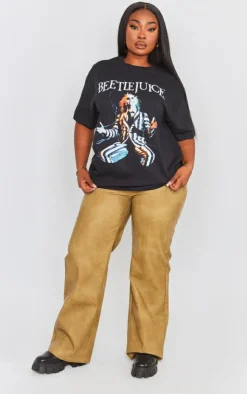 PrettyLittleThing T-Shirts*Plus Beetlejuice Print T Shirt
