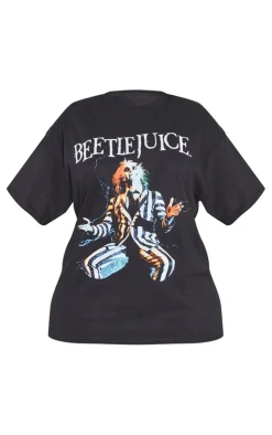 PrettyLittleThing T-Shirts*Plus Beetlejuice Print T Shirt