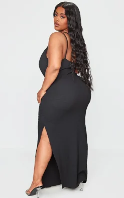 Plus Crinkle One Shoulder Maxi Dress-PrettyLittleThing New