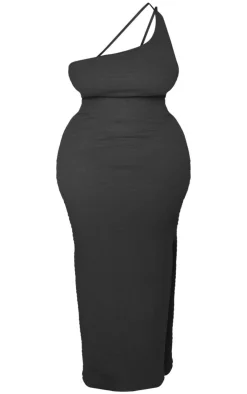 Plus Crinkle One Shoulder Maxi Dress-PrettyLittleThing New