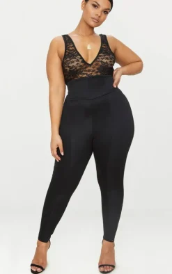 Plus Extreme High Waist Leggings-PrettyLittleThing Sale