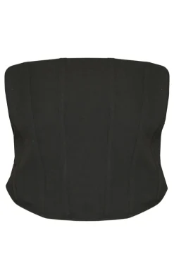 PrettyLittleThing Corsets*Plus Linen Look Boned Corset