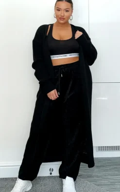 PrettyLittleThing Cardigans*Plus Maxi Knitted Cardigan