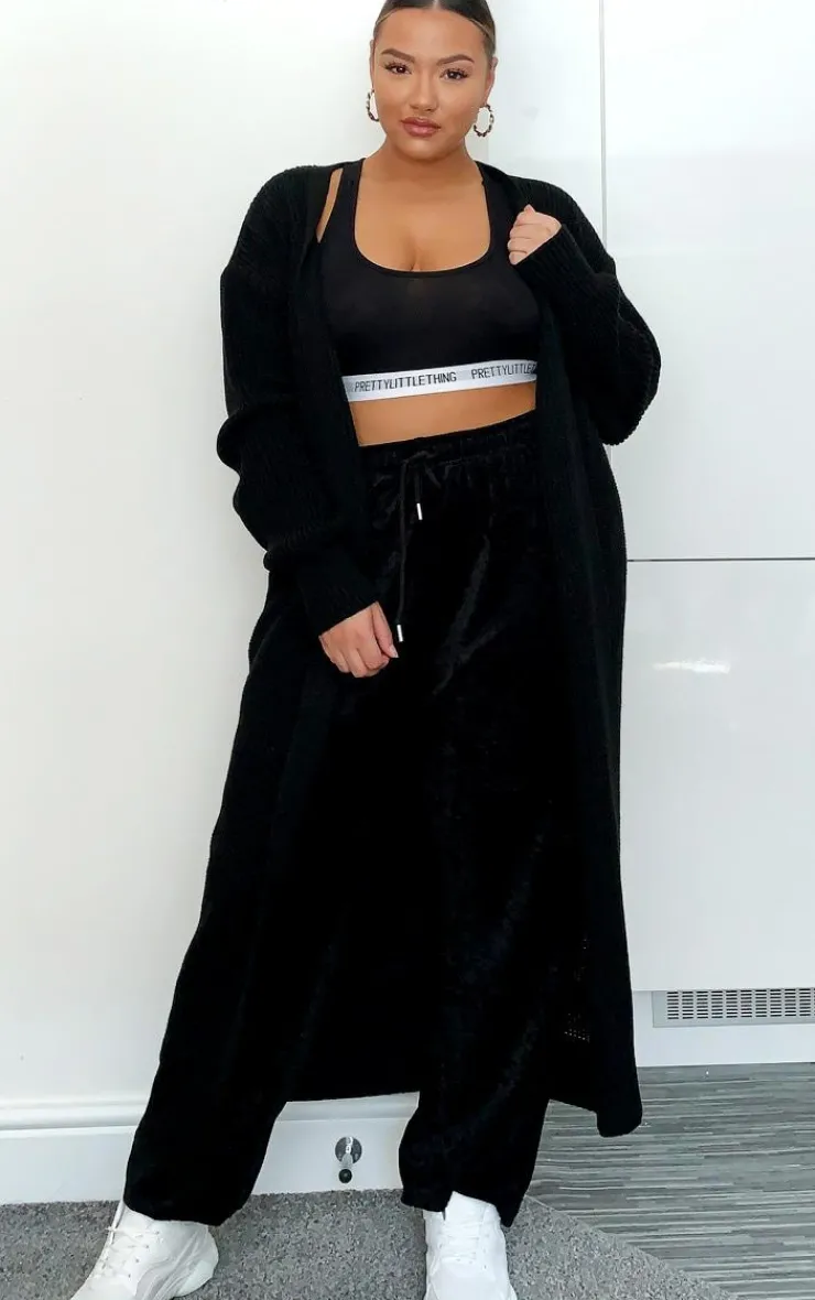 PrettyLittleThing Cardigans*Plus Maxi Knitted Cardigan
