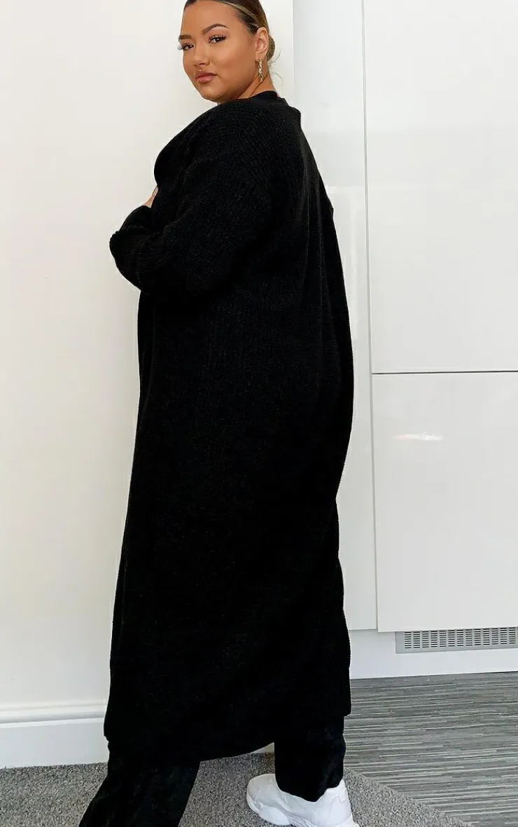 PrettyLittleThing Cardigans*Plus Maxi Knitted Cardigan