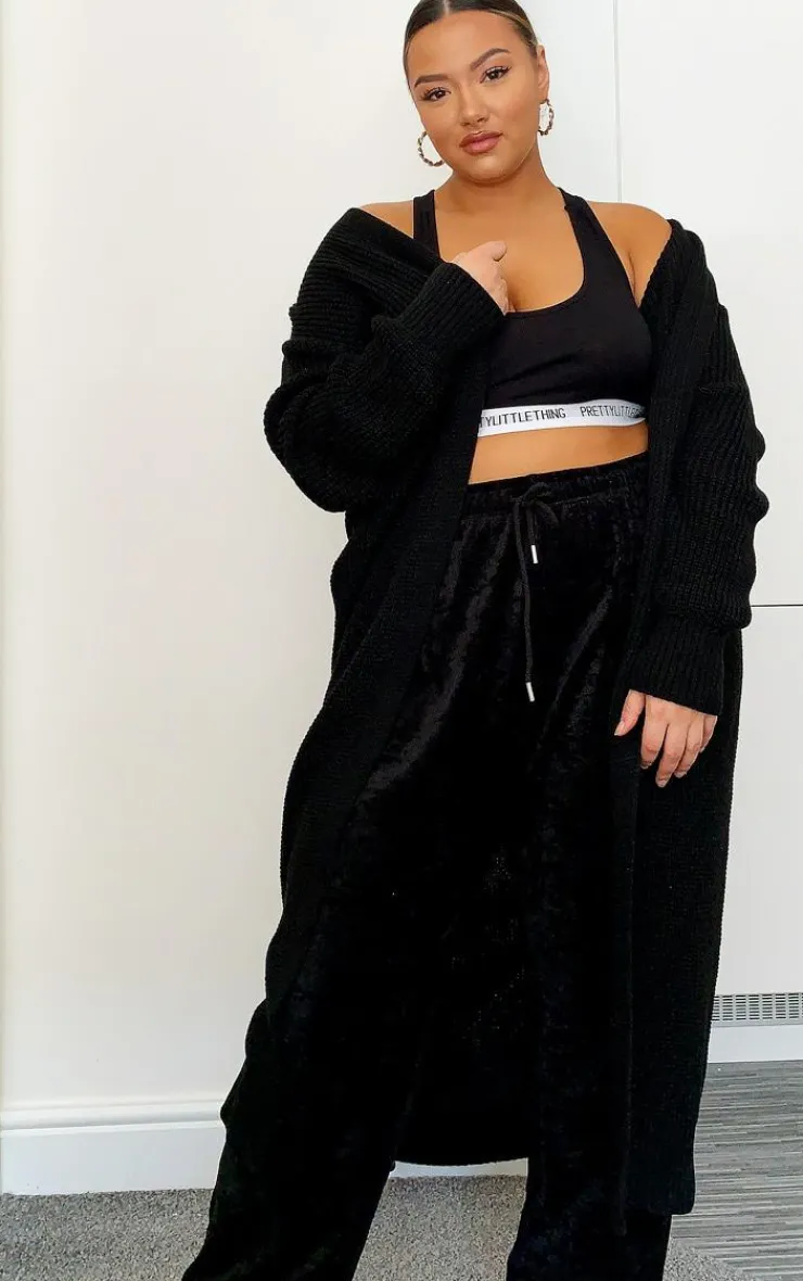 PrettyLittleThing Cardigans*Plus Maxi Knitted Cardigan