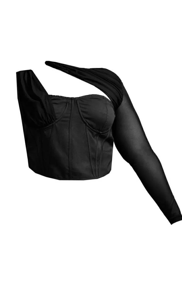 PrettyLittleThing Corsets*Plus Mesh Corset Top