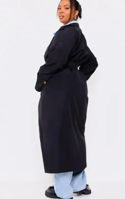 PrettyLittleThing Trench Coats*Plus Oversized Button Down Trench Coat