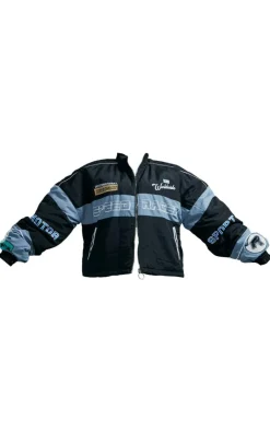 PrettyLittleThing Bomber Jackets*Plus Oversized Graphic Zipped Racer Bomber Jacket