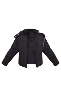 PrettyLittleThing Puffer Jackets*Plus Oversized Hooded Puffer Jacket