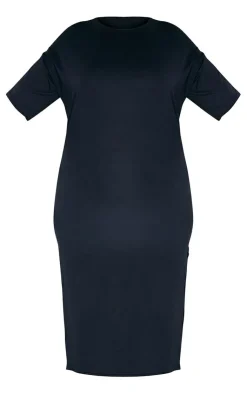 Plus Oversized Midi T Shirt Dress-PrettyLittleThing Hot