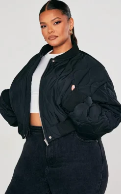 PrettyLittleThing Bomber Jackets*Plus Panel Bomber Jacket