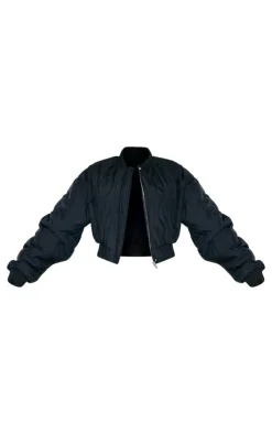 PrettyLittleThing Bomber Jackets*Plus Panel Bomber Jacket