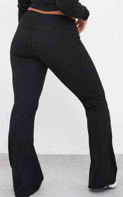 PrettyLittleThing Yoga Pants*Plus Sculpt High Waist Flare Yoga Pants