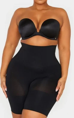 Plus Seamless High Waist Control Shapewear Shorts-PrettyLittleThing Discount