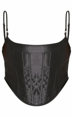 PrettyLittleThing Corsets*Plus Structured Satin Strappy Corset