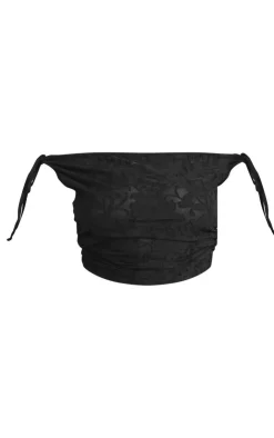 Plus Textured Off Shoulder Crop Top-PrettyLittleThing Outlet