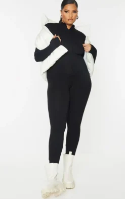 PrettyLittleThing Unitards*Plus Zip Up Long Sleeve Jumpsuit