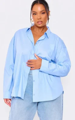 PrettyLittleThing Shirts*Plus Oversized Shirt