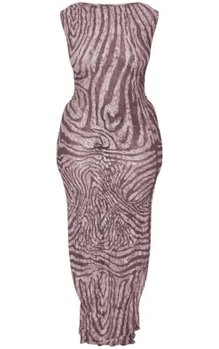 Plus Crinkle Lace Maxi Dress-PrettyLittleThing