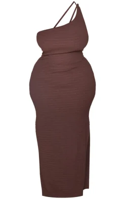Plus Crinkle One Shoulder Maxi Dress-PrettyLittleThing Discount