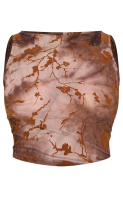 PrettyLittleThing Sleeveless Tops*Plus Devore Sleeveless Top
