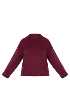 PrettyLittleThing Oversized Sweaters*Plus Fluffy Knit Oversized Sweater