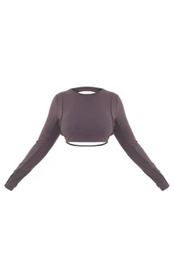 PrettyLittleThing Workout Tops*Plus Sculpt Seam Detail Gym Top