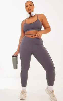 PrettyLittleThing Gym Leggings*Plus Sculpt Strappy Gym Leggings