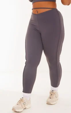 PrettyLittleThing Gym Leggings*Plus Sculpt Strappy Gym Leggings