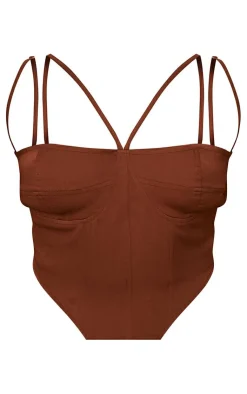 PrettyLittleThing Corsets*Plus Bust Detail Corset Top