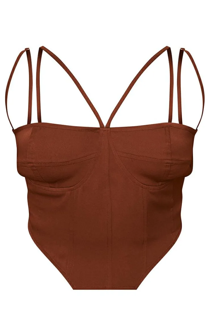 PrettyLittleThing Corsets*Plus Bust Detail Corset Top