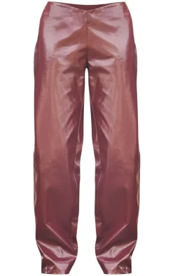 Plus Faux Leather Pants-PrettyLittleThing Hot