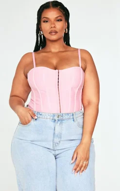 PrettyLittleThing Corsets*Plus Bandage Hook And Eye Structured Corset