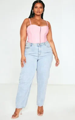 PrettyLittleThing Corsets*Plus Bandage Hook And Eye Structured Corset
