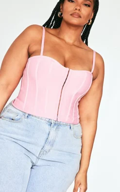 PrettyLittleThing Corsets*Plus Bandage Hook And Eye Structured Corset