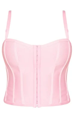 PrettyLittleThing Corsets*Plus Bandage Hook And Eye Structured Corset