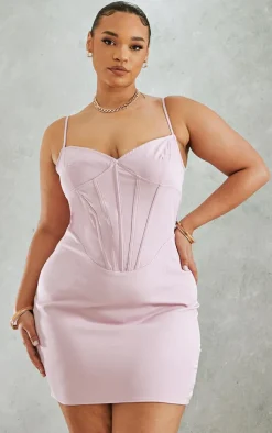 Plus Strap Detail Bodycon Dress-PrettyLittleThing Clearance