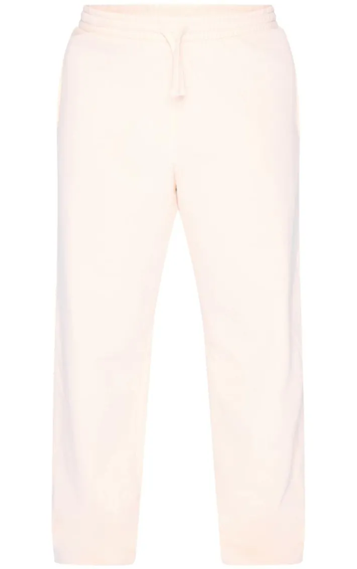 Plus Ecru Premium Wide Leg Sweat Sweatpants
