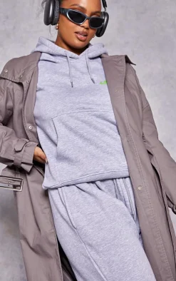 PrettyLittleThing Trench Coats*Plus Belted Cuff Detail Trench Coat