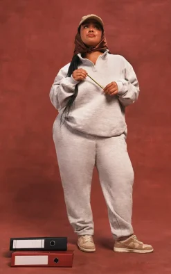 PrettyLittleThing Grey Sweatsuits*Plus Casual Sweat Sweatpants