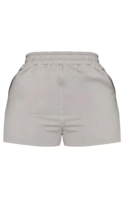 PrettyLittleThing Plus Paris Shorts Grey