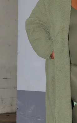 PrettyLittleThing Winter Coats & Jackets*Plus Longline Borg Coat