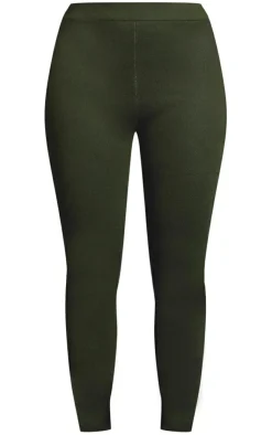 PrettyLittleThing Ski Outfits*Plus Side Panel Lines Ski Knitted Base Layer Leggings